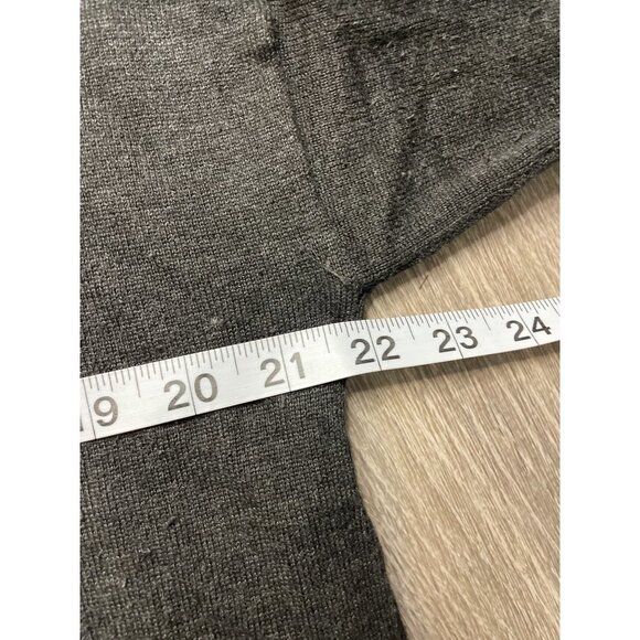 Cable & Gauge Charcoal Gray Boatneck Long Sleeve Knit Sweater Sz XL - Picture 9 of 11